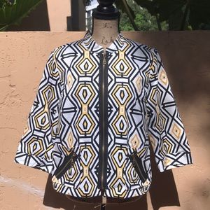 🆕SilkLand Vintage Geometric Jacket